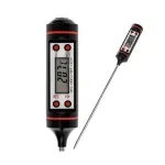 Casa si Gradina - Bucatarie si vesela - Ustensile bucatarie - Termometre bucatarie - Termometru digital cu sonda Envisage, pentru bucatarie lichide alimente prajituri lactate ceara mancare, model QA, negru - Infinity.ro