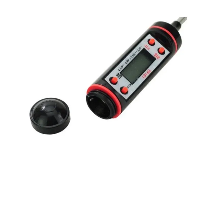 Casa si Gradina - Bucatarie si vesela - Ustensile bucatarie - Termometre bucatarie - Termometru digital cu sonda Envisage, pentru bucatarie lichide alimente prajituri lactate ceara mancare, model QA, negru - Infinity.ro