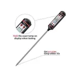 Casa si Gradina - Bucatarie si vesela - Ustensile bucatarie - Termometre bucatarie - Termometru digital cu sonda Envisage, pentru bucatarie lichide alimente prajituri lactate ceara mancare, model QA, negru - Infinity.ro