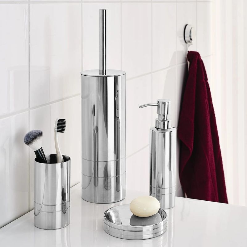 Casa si Gradina - Mobilier - Organizare si depozitare - Recipiente depozitare - 433720 RIDDER Soap Dispenser "London" Chrome - Infinity.ro