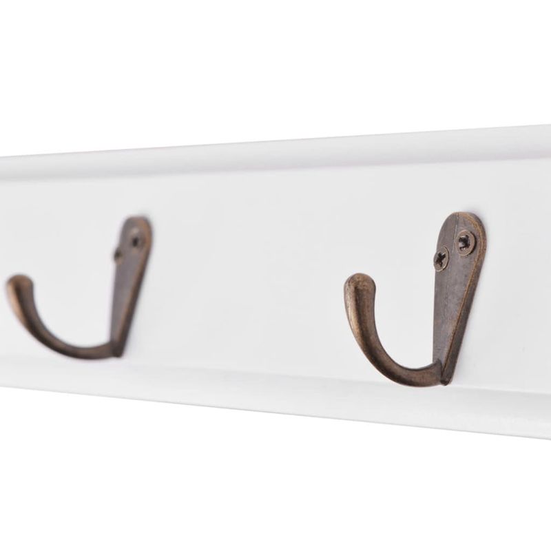 Casa si Gradina - Mobilier - Organizare si depozitare - Cuiere - Cuier de haine, stil baroc, alb, MDF - Infinity.ro