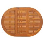 Casa si Gradina - Gradina si terasa - Mobilier exterior - Mese gradina - Masa de gradina, 130 x 90 x 72 cm, lemn masiv de acacia - Infinity.ro