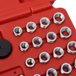 Auto si Moto - Reparatii si depanare - Scule auto - Scule si truse auto - Set de scule reparare filete de bujii, 33 piese, M8 M10 M12 - Infinity.ro