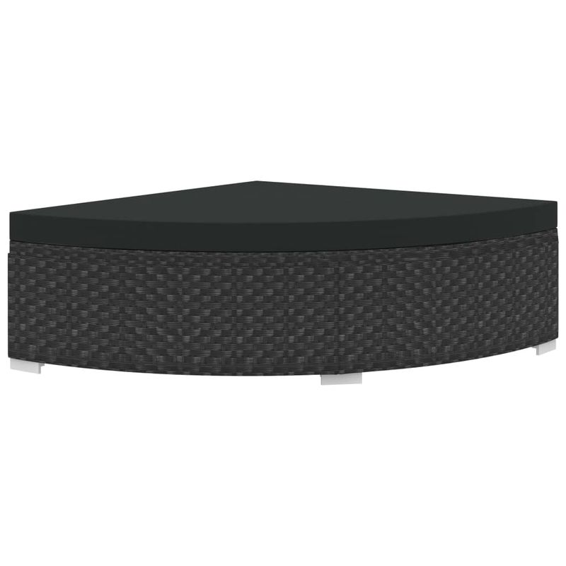 Casa si Gradina - Gradina si terasa - Mobilier exterior - Seturi mobila gradina - Set mobilier de gradina cu perne, 6 piese, negru, poliratan - Infinity.ro