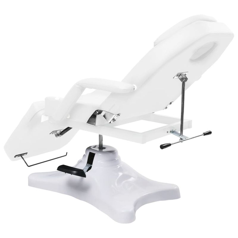 Ingrijire personala si Cosmetice - Sanatate si wellness - Articole wellness - Fotolii de masaj - Masa de masaj, alb, 180 x 62 x (86,5-118) cm - Infinity.ro