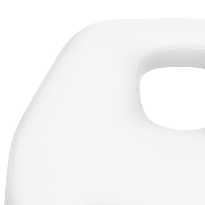 Ingrijire personala si Cosmetice - Sanatate si wellness - Articole wellness - Fotolii de masaj - Masa de masaj, alb, 180 x 62 x (86,5-118) cm - Infinity.ro