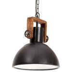 Casa si Gradina - Corpuri si surse de iluminat - Veioze si lampi - Lampi de veghe - Lampa suspendata industriala, negru, 30 cm, 25 W, E27, rotund - Infinity.ro