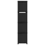 Casa si Gradina - Mobilier - Biblioteci si rafturi - Biblioteci - Raft expunere, 12 cuburi, negru, 103x30x141 cm, material textil - Infinity.ro