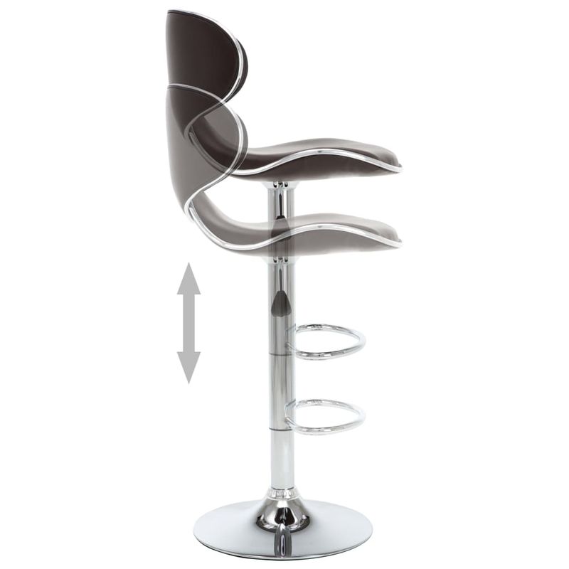 Casa si Gradina - Mobilier - Scaune si fotolii - Scaune - Scaune de bar, 2 buc., maro, piele ecologica - Infinity.ro