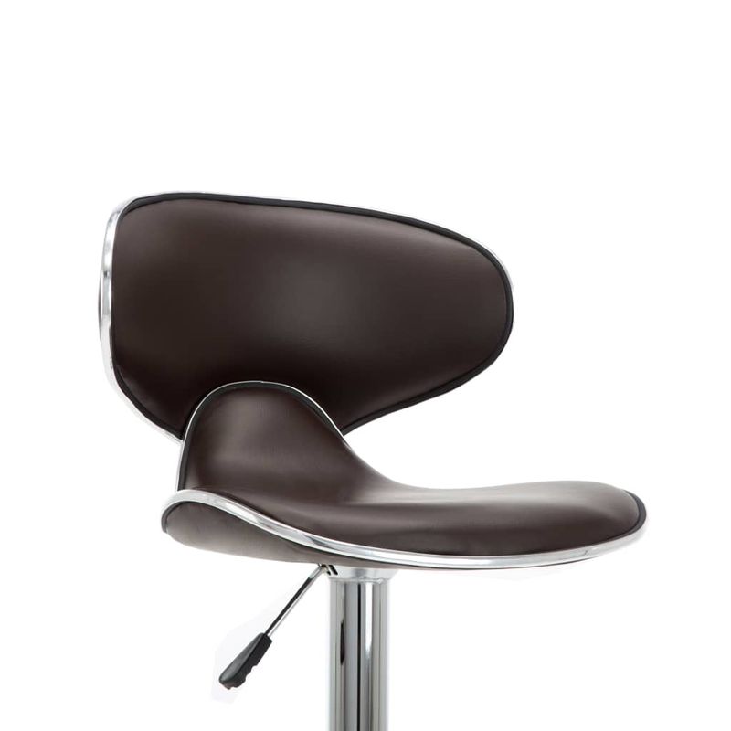 Casa si Gradina - Mobilier - Scaune si fotolii - Scaune - Scaune de bar, 2 buc., maro, piele ecologica - Infinity.ro