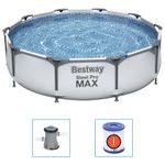 Casa si Gradina - Gradina si terasa - Piscine si accesorii - Piscine - Bestway Set de piscina Steel Pro MAX, 305 x 76 cm - Infinity.ro