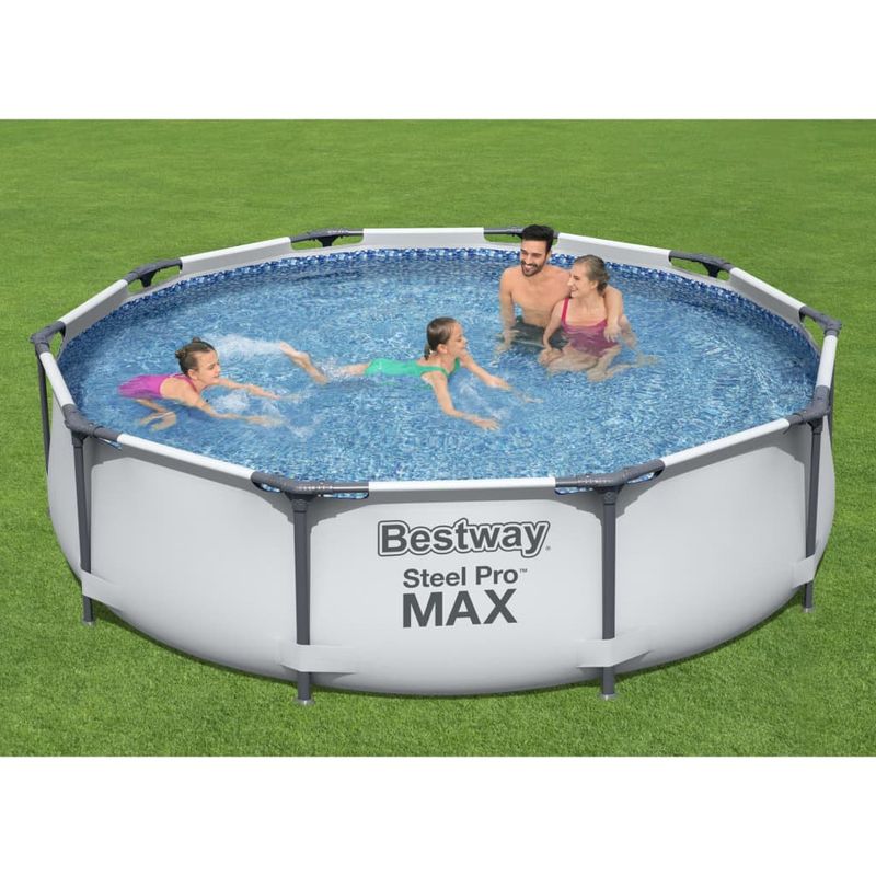 Casa si Gradina - Gradina si terasa - Piscine si accesorii - Piscine - Bestway Set de piscina Steel Pro MAX, 305x76 cm - Infinity.ro