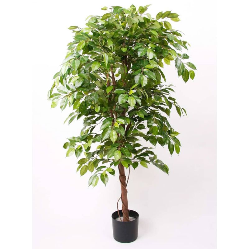 Casa si Gradina - Decoratiuni - Obiecte decorative - Plante artificiale - Emerald Arbore liana Ficus artificial „Deluxe” 140 cm in ghiveci - Infinity.ro
