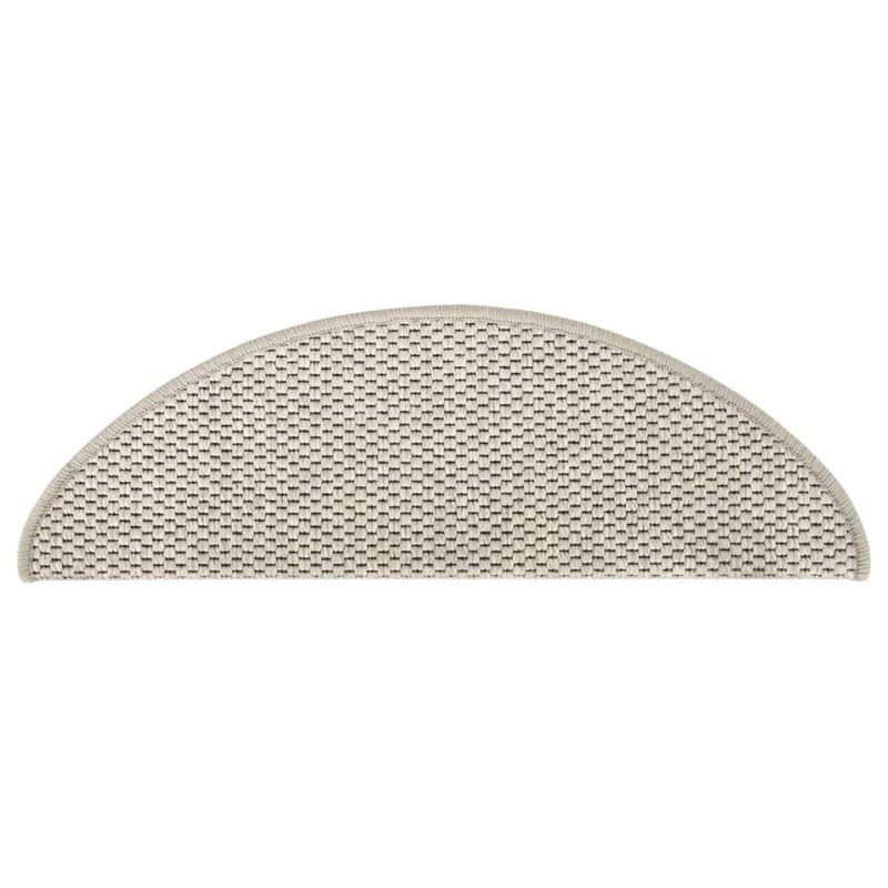 Casa si Gradina - Textile si covoare - Covoare - Covoare casa - Covorase scari autoadezive 15 buc. gri taupe 65x21x4 cm sisal - Infinity.ro