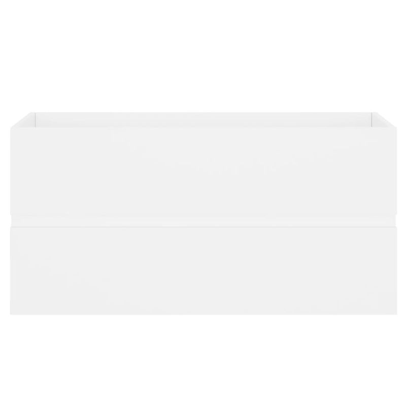 Casa si Gradina - Mobilier - Comode si corpuri - Masute de toaleta - Dulap cu chiuveta incorporata, alb, lemn prelucrat - Infinity.ro