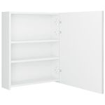 Casa si Gradina - Mobilier - Mobilier baie - Corpuri baie - Dulap de baie cu oglinda si LED alb stralucitor 50x14x60 cm - Infinity.ro