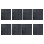 Casa si Gradina - Constructii - Depozitare, transport si protectie - Organizatoare si cutii scule - Set cutii depozitare 128 piese, panouri perete, albastru&negru - Infinity.ro