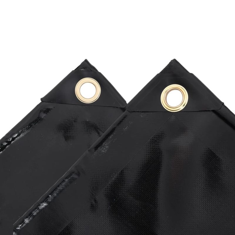 Casa si Gradina - Gradina si terasa - Umbrele si pavilioane - Pavilioane - Prelata, negru, 1,5x10 m, 650 g/m² - Infinity.ro