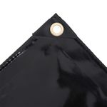 Casa si Gradina - Gradina si terasa - Umbrele si pavilioane - Pavilioane - Prelata, negru, 1,5x10 m, 650 g/m² - Infinity.ro