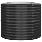 Casa si Gradina - Gradinarit si plante - Plante si ghivece - Ghivece si suporturi - Strat inaltat gradina 440x80x68 cm otel vopsit electrostatic, antracit - Infinity.ro