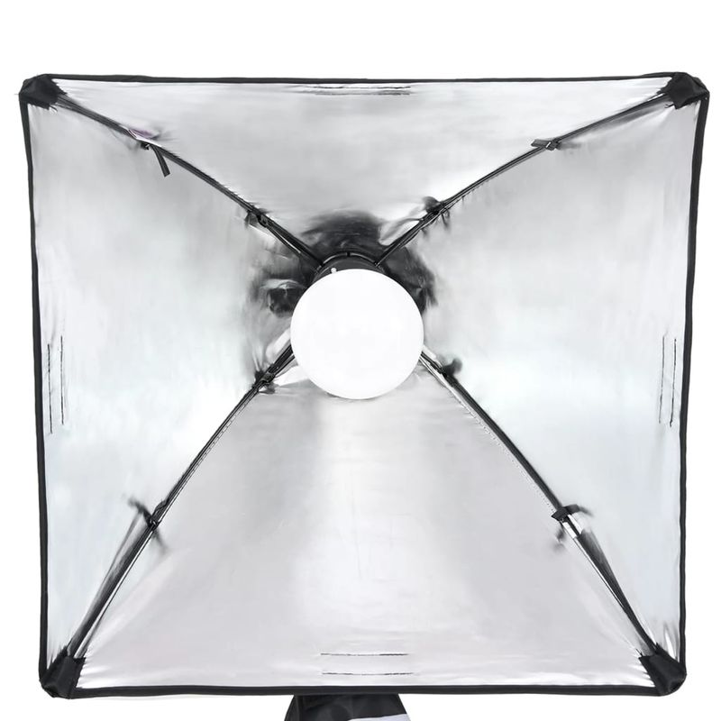 TV, Audio-Video si Foto - Aparate foto si accesorii - Accesorii foto si video - Blitzuri - Set studio foto cu set de lumini, fundal si reflector - Infinity.ro
