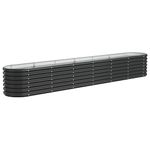 Casa si Gradina - Gradinarit si plante - Plante si ghivece - Ghivece si suporturi - Strat inaltat gradina 260x40x36 cm otel vopsit electrostatic - Infinity.ro