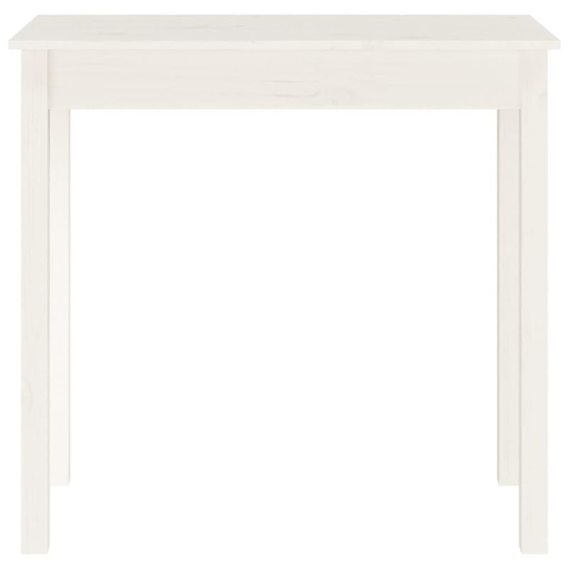 Casa si Gradina - Mobilier - Comode si corpuri - Console - Masa consola, alb, 80x40x75 cm, lemn masiv de pin - Infinity.ro