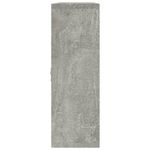 Casa si Gradina - Mobilier - Biblioteci si rafturi - Rafturi - Raft prezentare suspendat pe perete 8 compartimente, gri beton - Infinity.ro