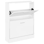 Casa si Gradina - Mobilier - Organizare si depozitare - Organizator incaltaminte - Pantofar, alb extralucios, 59x17x81 cm, lemn prelucrat - Infinity.ro