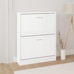 Casa si Gradina - Mobilier - Organizare si depozitare - Organizator incaltaminte - Pantofar, alb extralucios, 59x17x81 cm, lemn prelucrat - Infinity.ro