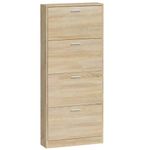 Casa si Gradina - Mobilier - Organizare si depozitare - Organizator incaltaminte - Pantofar, stejar, 59x17x150 cm, lemn prelucrat - Infinity.ro