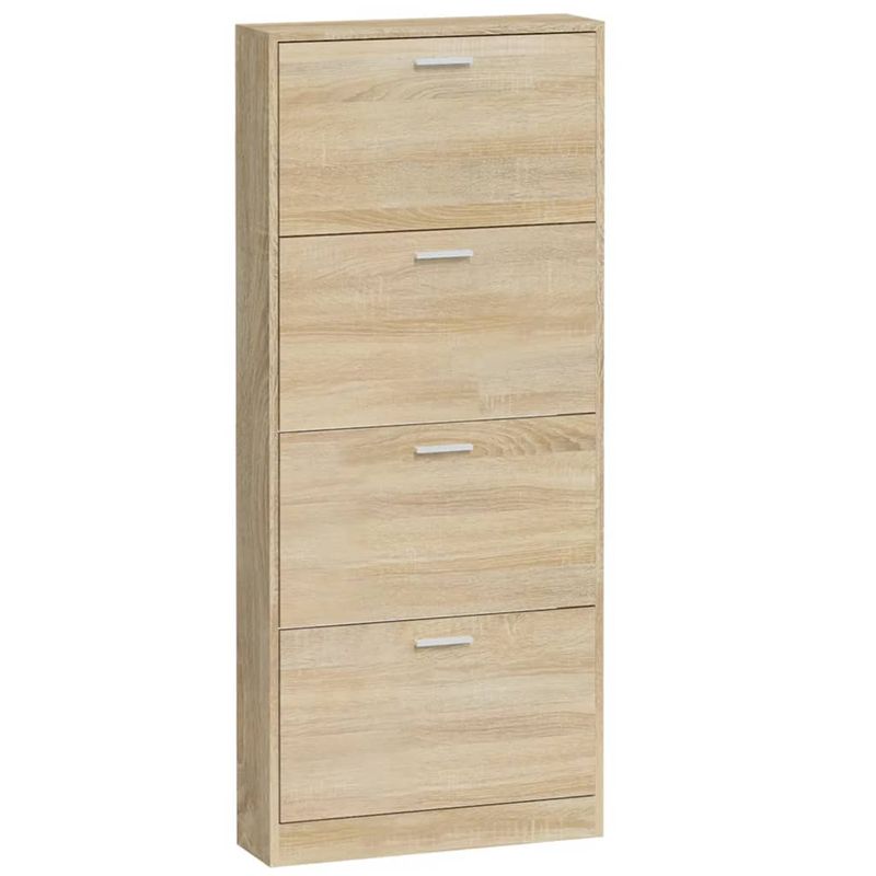 Casa si Gradina - Mobilier - Organizare si depozitare - Organizator incaltaminte - Pantofar, stejar, 59x17x150 cm, lemn prelucrat - Infinity.ro