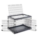 Petshop - Accesorii petshop - Culcusuri si custi - Genti si articole transport - Ferplast Cusca pentru caini Superior 105, negru, 107x77x73,5 cm - Infinity.ro
