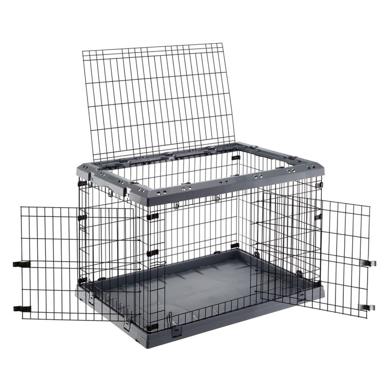 Petshop - Accesorii petshop - Culcusuri si custi - Genti si articole transport - Ferplast Cusca pentru caini Superior 105, negru, 107x77x73,5 cm - Infinity.ro