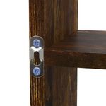 Casa si Gradina - Mobilier - Biblioteci si rafturi - Rafturi - Raft prezentare de perete 8 compartimente, stejar fumuriu - Infinity.ro