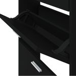 Casa si Gradina - Mobilier - Organizare si depozitare - Organizator incaltaminte - Pantofar, negru, 59x17x169 cm, lemn compozit - Infinity.ro