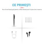 Laptop, Telefoane si Tablete - Wearables si gadgeturi - Gadgeturi - Dispozitive spionaj - Reportofon pix cu activare vocala, 32 GB, player mp3 cu casti, model Q9 - Infinity.ro