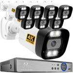 Casa si Gradina - Electrice - Smart Home - Camere de supraveghere - Sistem supraveghere video cu 8 camere Ultra HD 4K, DVR 4 canale, transmisie live - PK-8HB718 - Infinity.ro