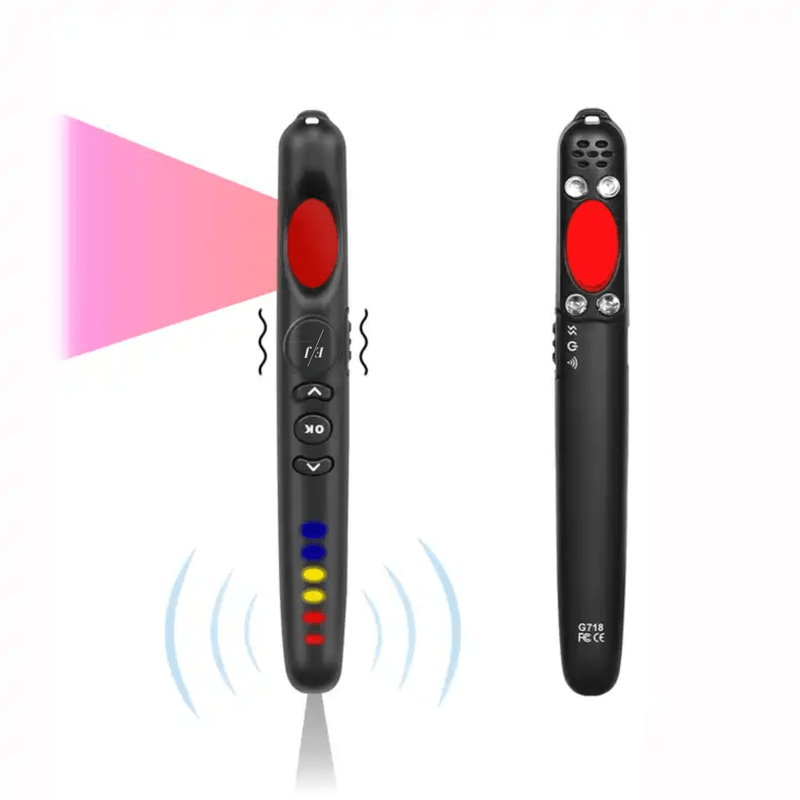 Laptop, Telefoane si Tablete - Wearables si gadgeturi - Gadgeturi - Dispozitive spionaj - Detector camere ascunse, microfoane, localizator GPS, reportofoane, autonomie mare, alarma - G718 - Infinity.ro