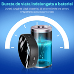 Laptop, Telefoane si Tablete - Wearables si gadgeturi - Gadgeturi - Dispozitive spionaj - Mini reportofon digital cu microfon ascuns magnetic, activare vocala, MP3 Player, 64GB - Z13 - Infinity.ro