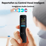 TV, Audio-Video si Foto - Portabile audio - Reportofoane - Reportofon profesional cu activare vocala, M12, 16GB, reducere de zgomot inteligenta, MP3 - Infinity.ro