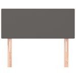 Casa si Gradina - Mobilier - Paturi si accesorii - Accesorii paturi - Tablie de pat, gri, 80x5x78/88 cm, piele ecologica - Infinity.ro