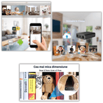 Laptop, Telefoane si Tablete - Wearables si gadgeturi - Gadgeturi - Dispozitive spionaj - Mini camera ascunsa WiFi, 4K, night vision, senzor de miscare - Infinity.ro