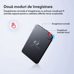 Laptop, Telefoane si Tablete - Wearables si gadgeturi - Gadgeturi - Dispozitive spionaj - Mini reportofon ascuns, K2, 32 GB, autonomie ridicata, activare vocala - Infinity.ro
