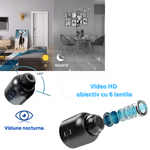 Laptop, Telefoane si Tablete - Wearables si gadgeturi - Gadgeturi - Dispozitive spionaj - Mini camera ascunsa WiFi, Full HD, night vision, unghi 140° - MR-L10 - Infinity.ro