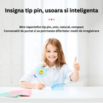 Laptop, Telefoane si Tablete - Wearables si gadgeturi - Gadgeturi - Dispozitive spionaj - Mini reportofon cu microfon ascuns, activare vocala, 16GB - Q3 - Infinity.ro