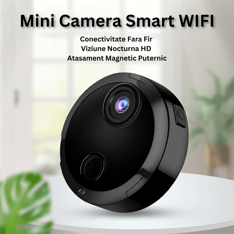 Laptop, Telefoane si Tablete - Wearables si gadgeturi - Gadgeturi - Dispozitive spionaj - Mini camera spion, HDQ15, rotatie 360°, unghi vizualizare 150°, viziune nocturna, detectie a miscarii, autonomie 3 ore - Infinity.ro