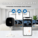 Casa si Gradina - Electrice - Smart Home - Camere de supraveghere - Camera video de supraveghere bebelusi/copii WiFi, HD, night vision, unghi 135°, senzor de miscare - MK-K258 - Infinity.ro