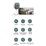 Casa si Gradina - Electrice - Smart Home - Camere de supraveghere - Camera video de supraveghere bebelusi/copii WiFi, HD, night vision, unghi 135°, senzor de miscare - MK-K258 - Infinity.ro
