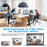 Laptop, Telefoane si Tablete - Wearables si gadgeturi - Gadgeturi - Dispozitive spionaj - Camera WI-FI ascunsa in ceas desteptator, 64 GB, infrarosu, 1080P, activare la miscare - Infinity.ro